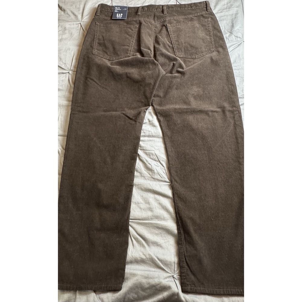 GAP Denim Straight Brown Corduroy Men's 38 X 30 New With Tags